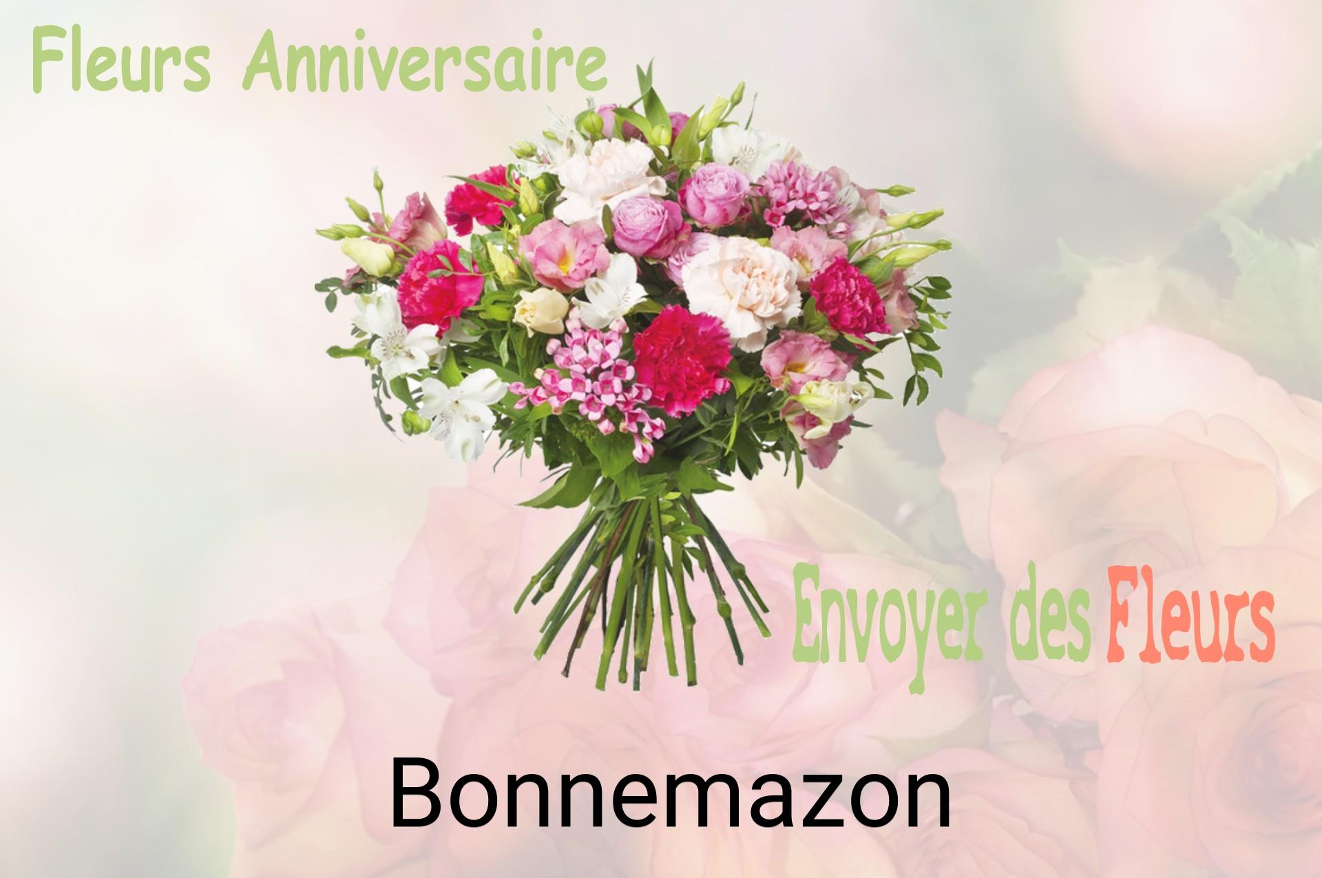 Bouquet de fleurs d’anniversaire livré à Bonnemazon