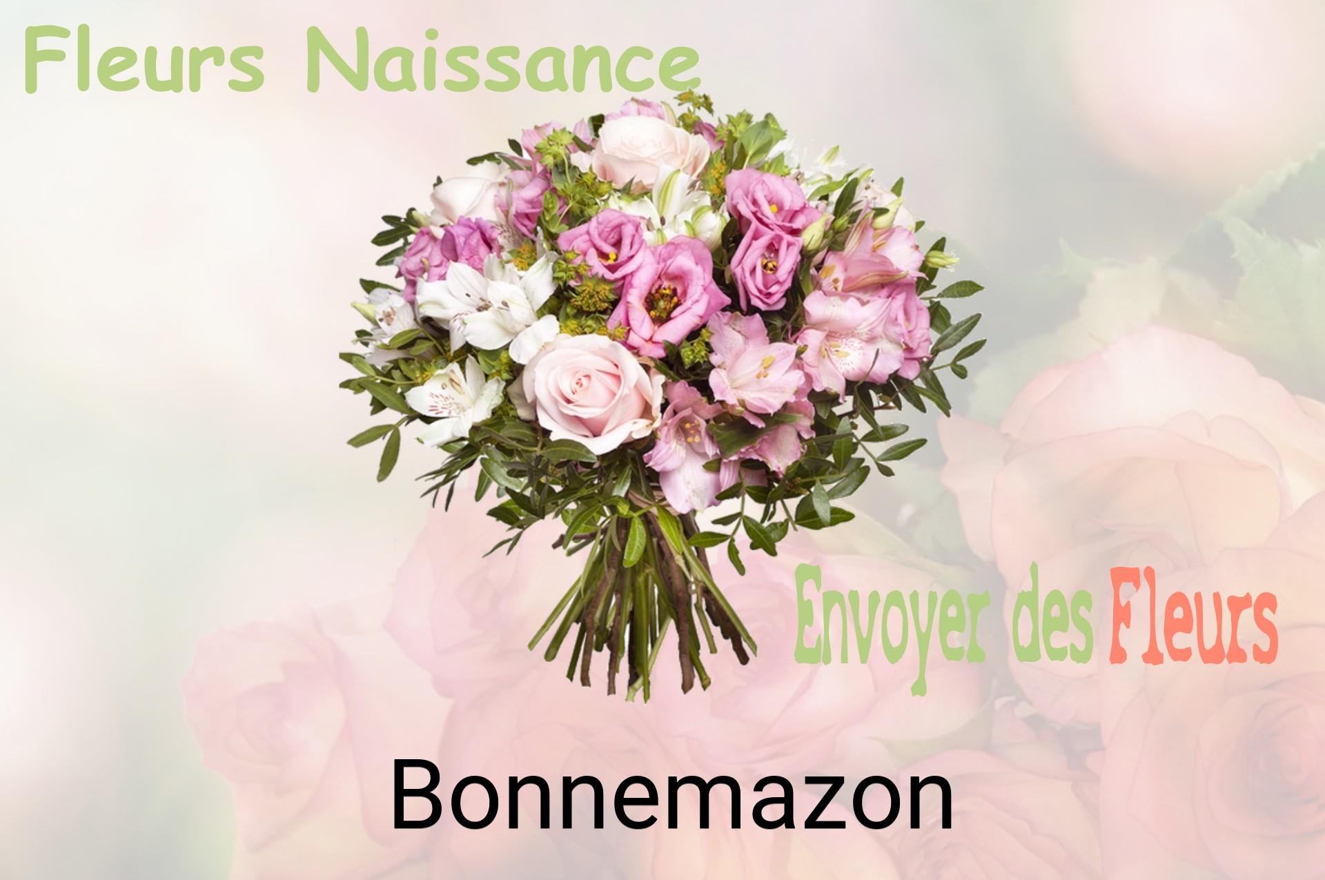 Bouquet de fleurs de naissance livré à Bonnemazon